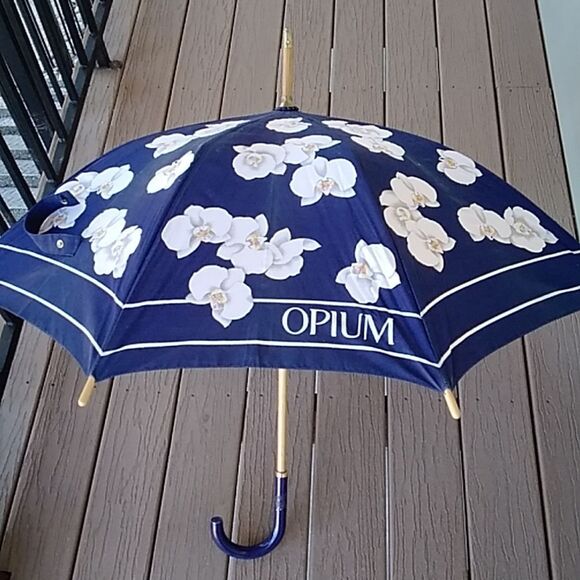 YSL YVES SAINT LAUREN VINTAGE OPIUM UMBRELLA - Picture 3 of 16